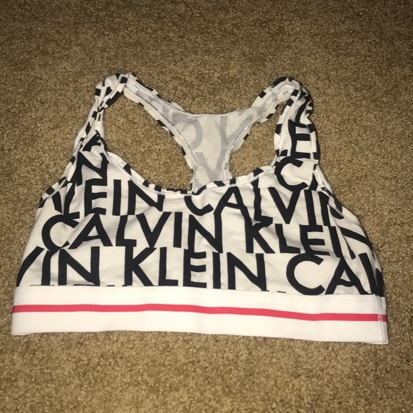 Calvin Klein Other - Calvin Klein sports bra w/ words on it